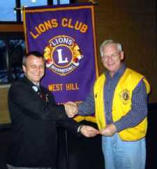 Lion Marius recognized for 20 years of Lionism